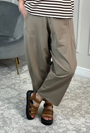 Georgia Cocoon Trousers / Joggers 8 - 20 Mocha - Susie's Boutique - | Women's Fashion Online