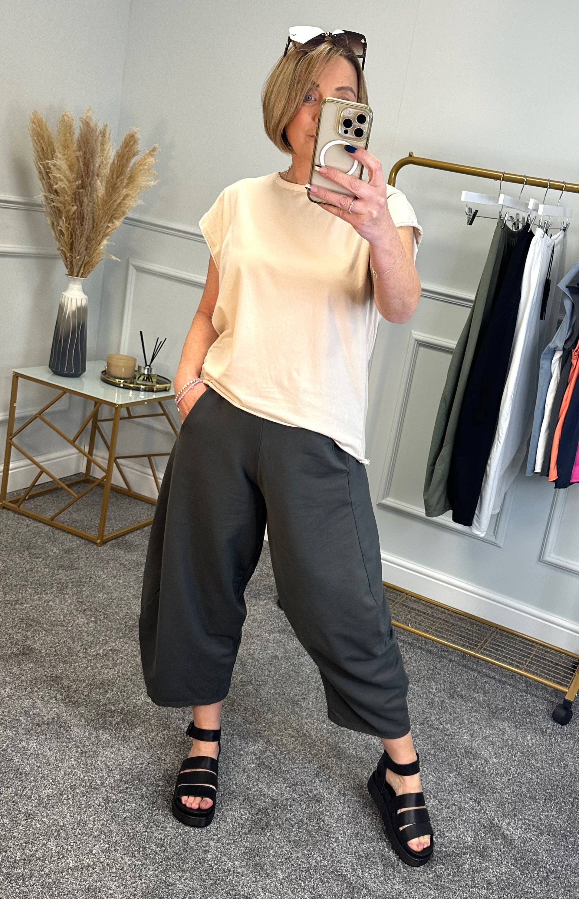 Georgia Cocoon Trousers / Joggers 8-20 - Susie's Boutique