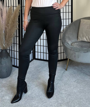Ivy Textured High waist Pull On Leggings NO RETURNS ON SALE ITEMS - Susie's Boutique