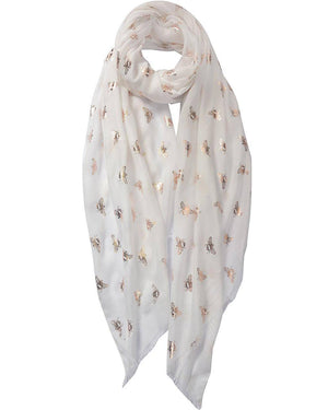 Foil Bee Scarf. - Susie's Boutique