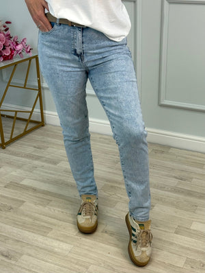 Emily Mom Fit Jeans 10 - 22 Stonewash - Susie's Boutique - | Women's Fashion Online
