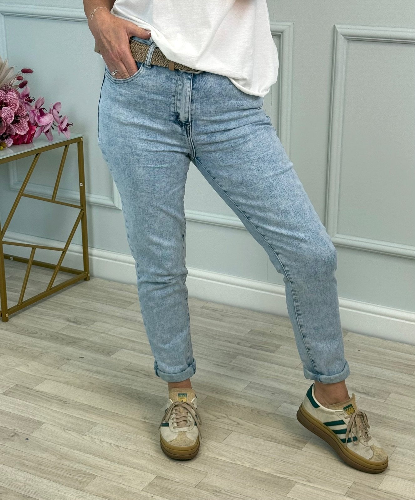 Emily Mom Fit Jeans 10 - 22 Stonewash - Susie's Boutique - | Women's Fashion Online