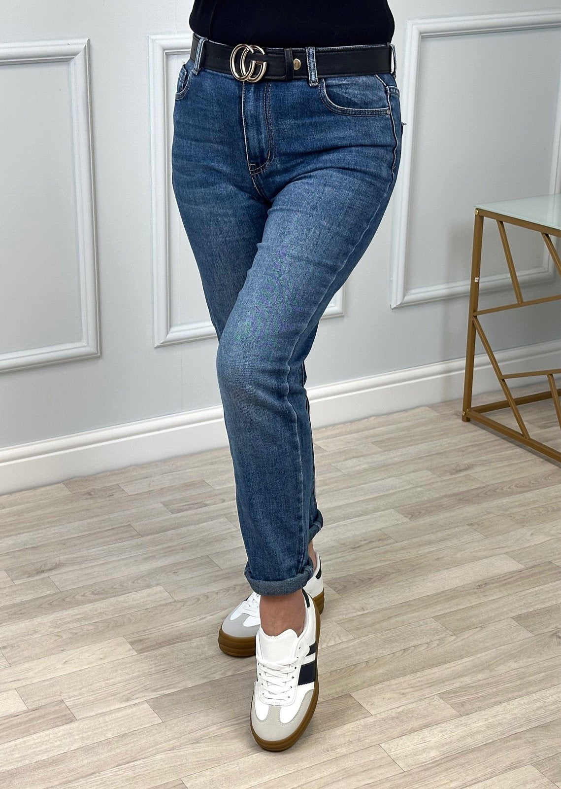 Emily Mom Fit Jeans 8 - 20 Mid Wash - Susie's Boutique - | Women's Fashion Online