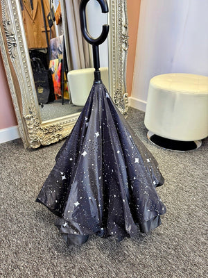 Midnight Stars Upside Down Umbrella - Susie's Boutique - | Women's Fashion Online