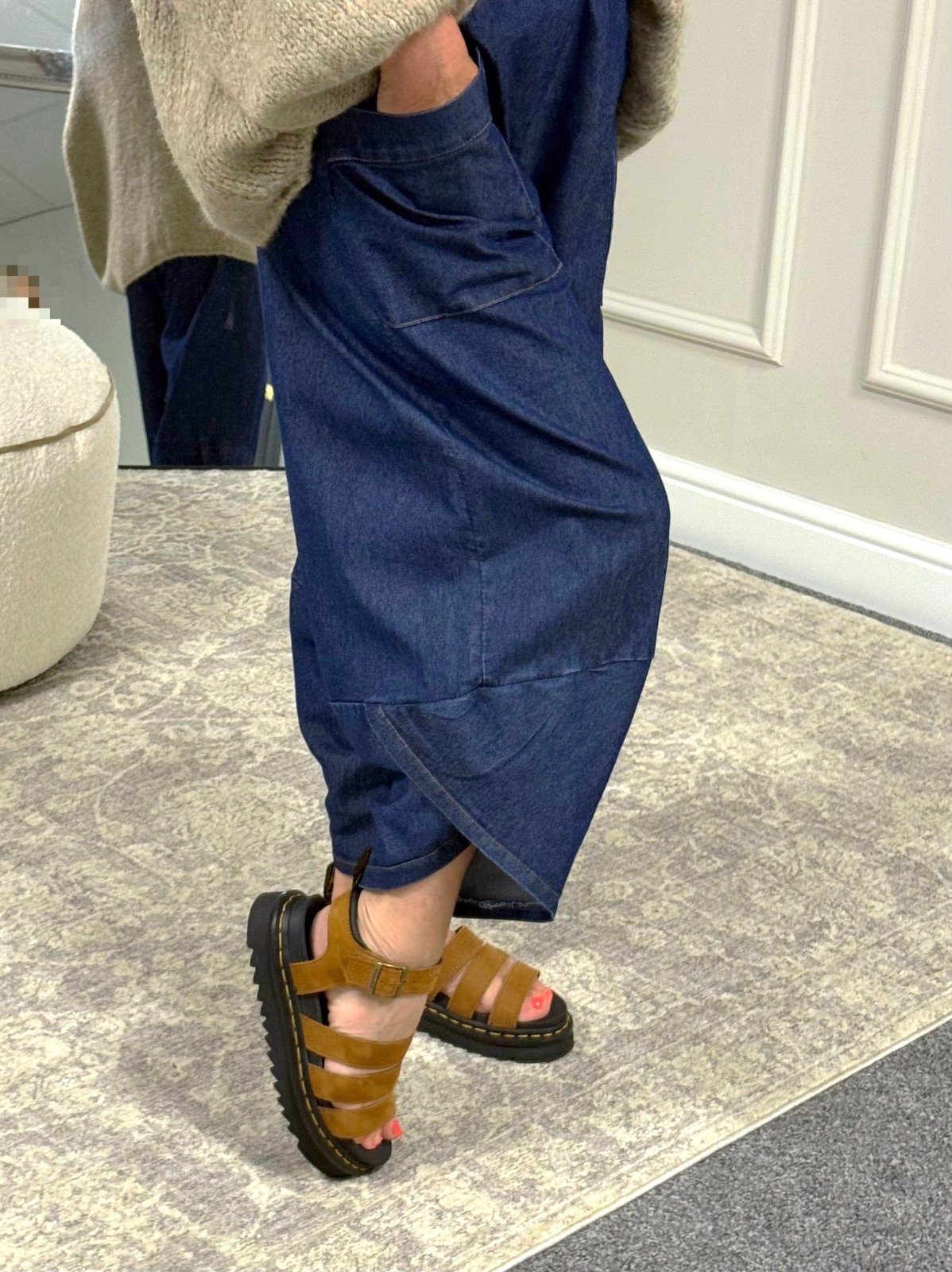 Lauren Denim Cocoon Jogger/Pants 8 - 20 Dark Wash - Susie's Boutique - | Women's Fashion Online