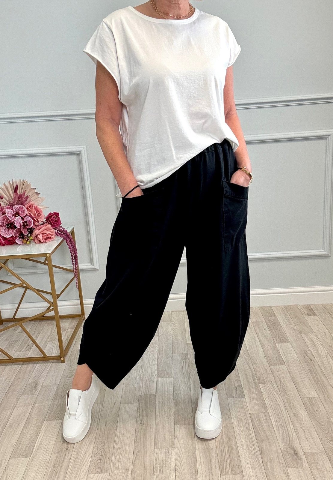 Lauren Cocoon Jogger/Pants 8 - 20 Black - Susie's Boutique - | Women's Fashion Online