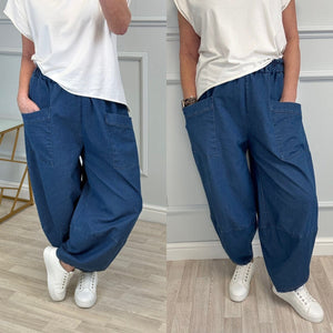 Lauren Denim Cocoon Jogger/Pants 8 - 20 Mid Wash - Susie's Boutique - | Women's Fashion Online