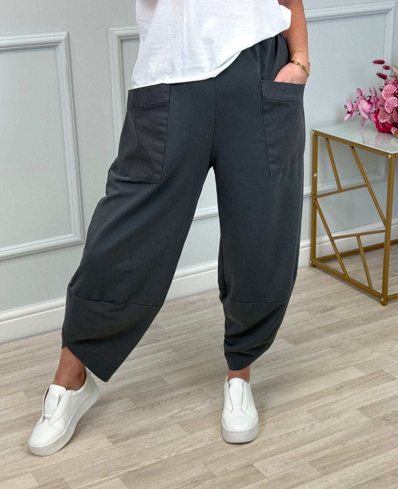 Lauren Cocoon Jogger/Pants 8 - 20 Slate - Susie's Boutique - | Women's Fashion Online