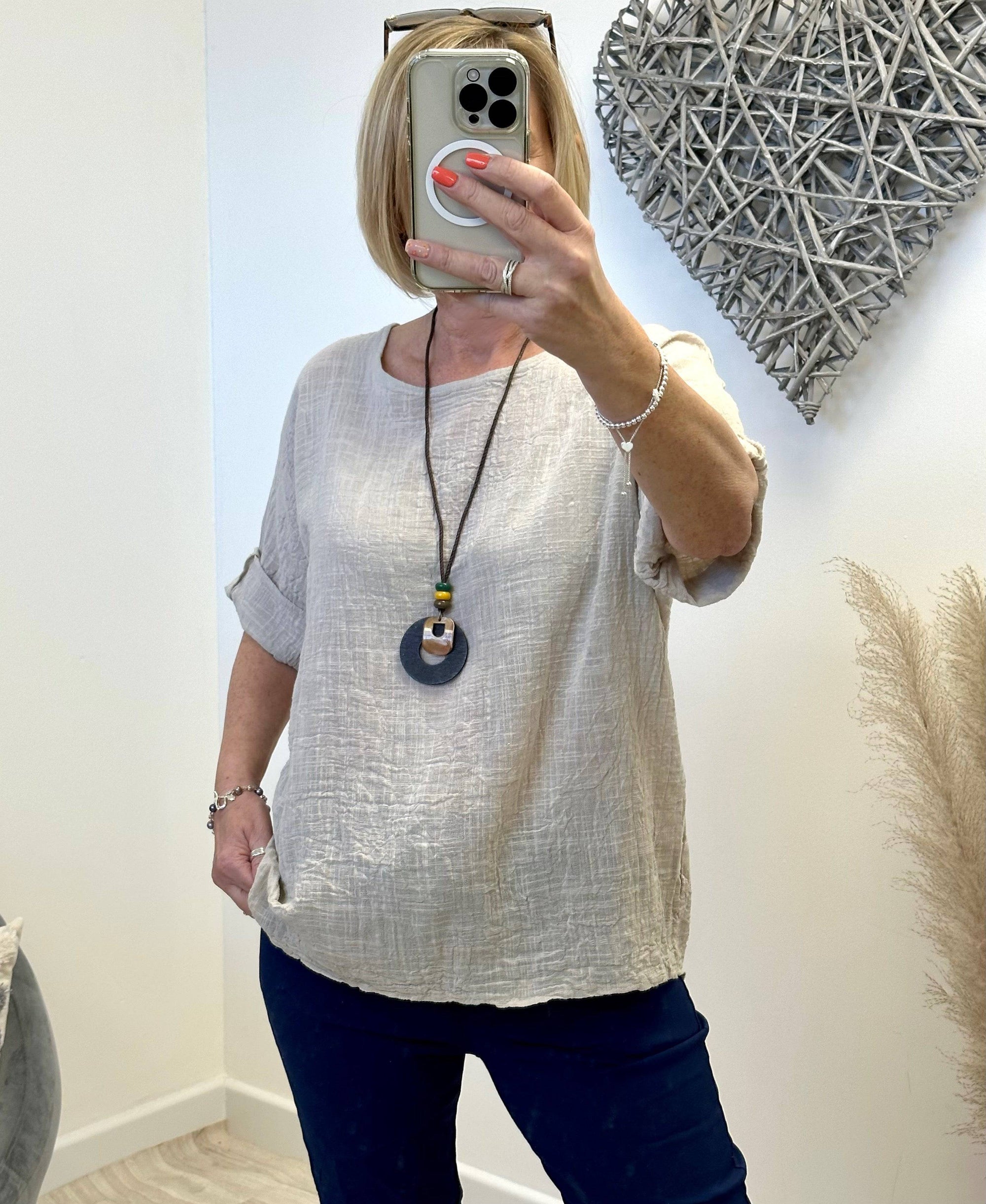 Elora Cotton top size 10-18 - Susie's Boutique
