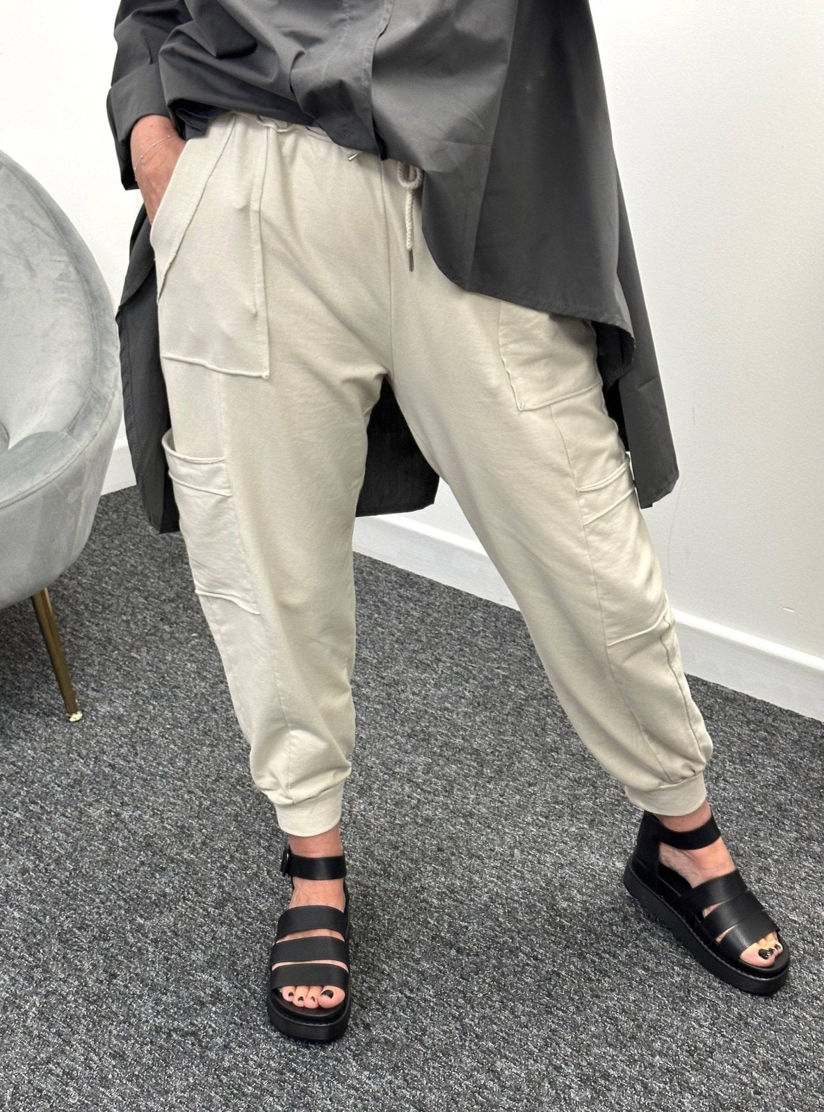 Tanya Cargo Joggers 8 - 16 Sand - Susie's Boutique - | Women's Fashion Online