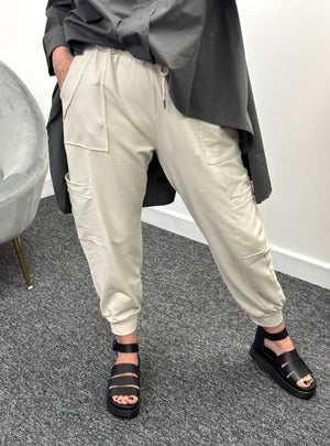 Tanya Cargo Joggers 8 - 16 Sand - Susie's Boutique - | Women's Fashion Online