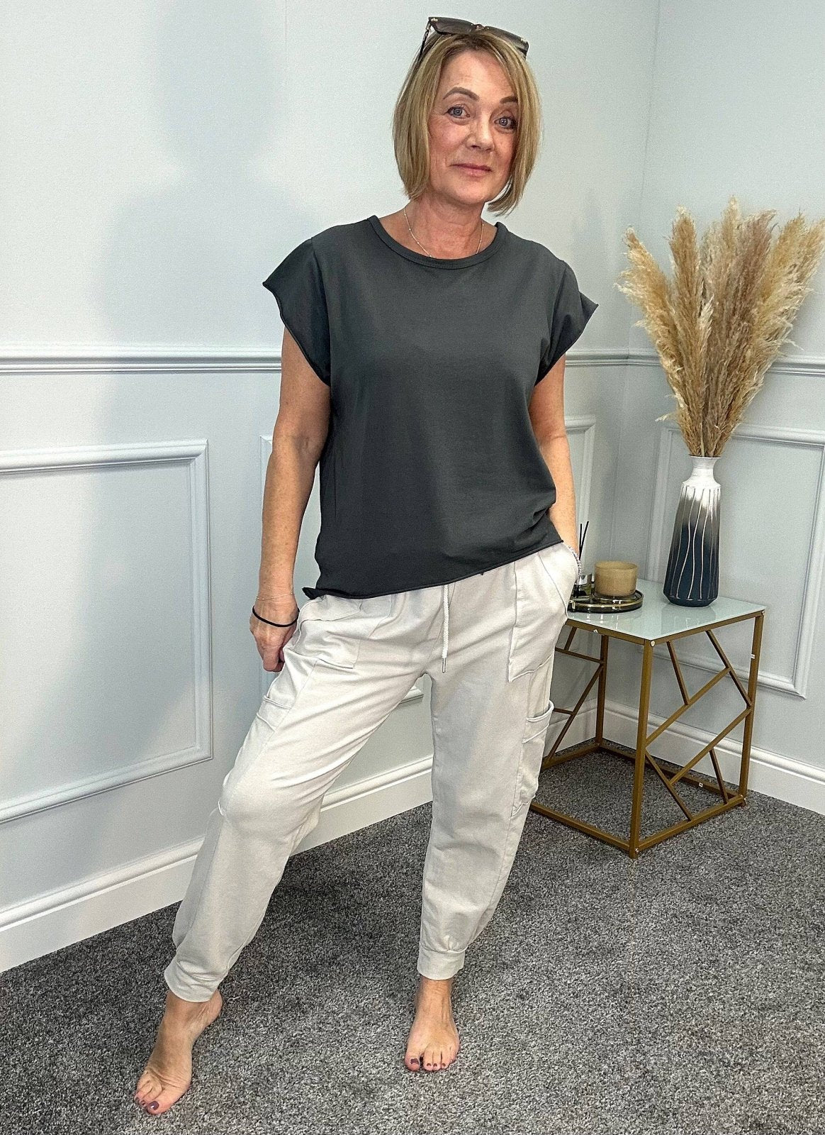 Tanya Cargo Joggers 8 - 16 Sand - Susie's Boutique - | Women's Fashion Online