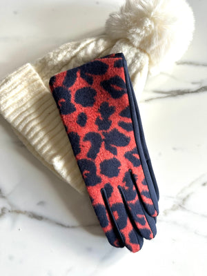 Leopard Gloves 6 Colours - Susie's Boutique