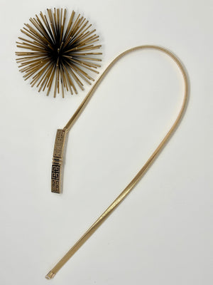 Cut Out Stretch Belt Gold NO RETURNS ON SALE ITEMS - Susie's Boutique
