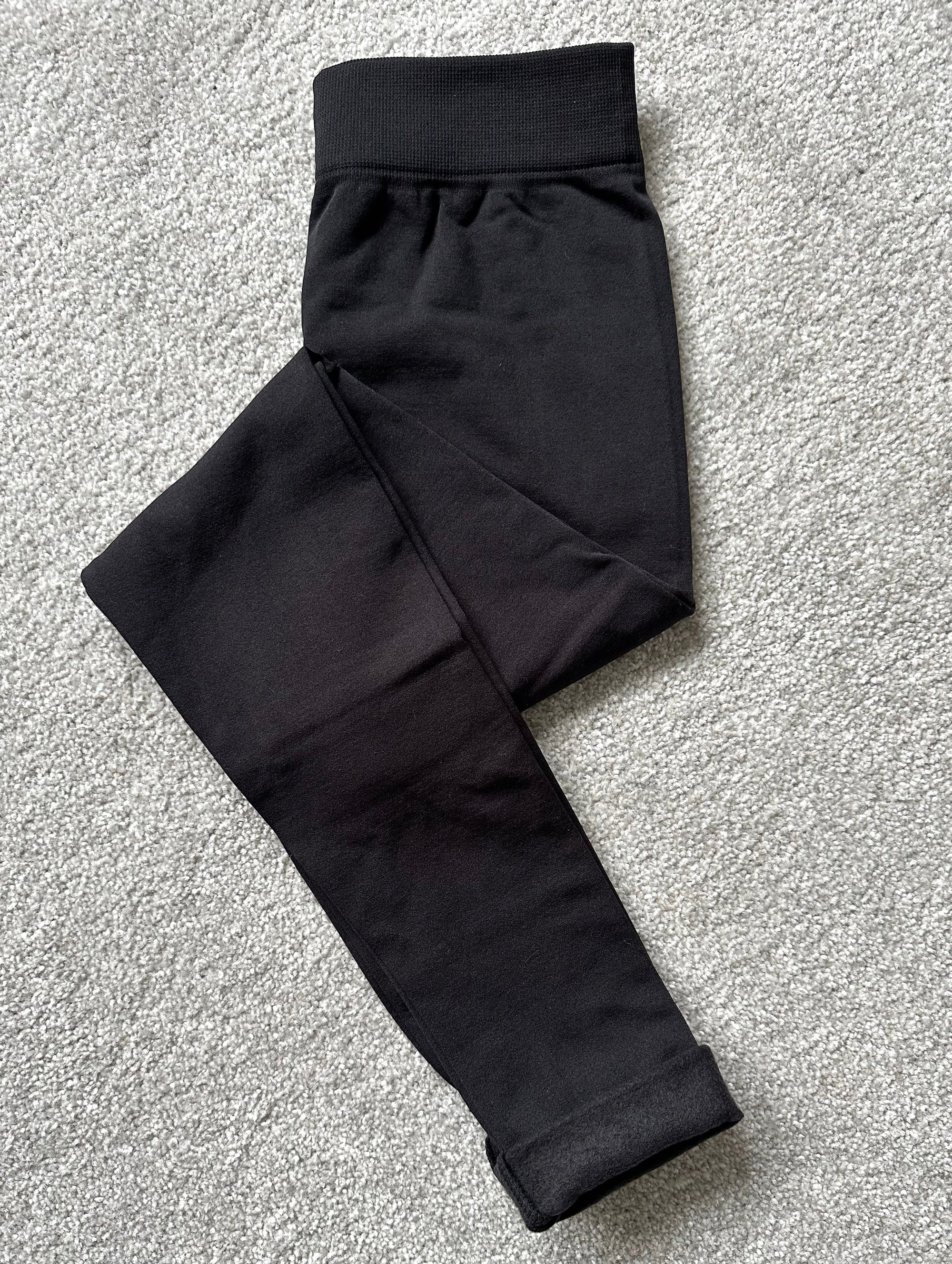 High Waist Fleece Lined Leggings 8 - 16 Black - Susie's Boutique - | Women's Fashion Online